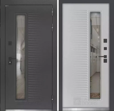 Дверь ФРОСТ со стеклопакетом